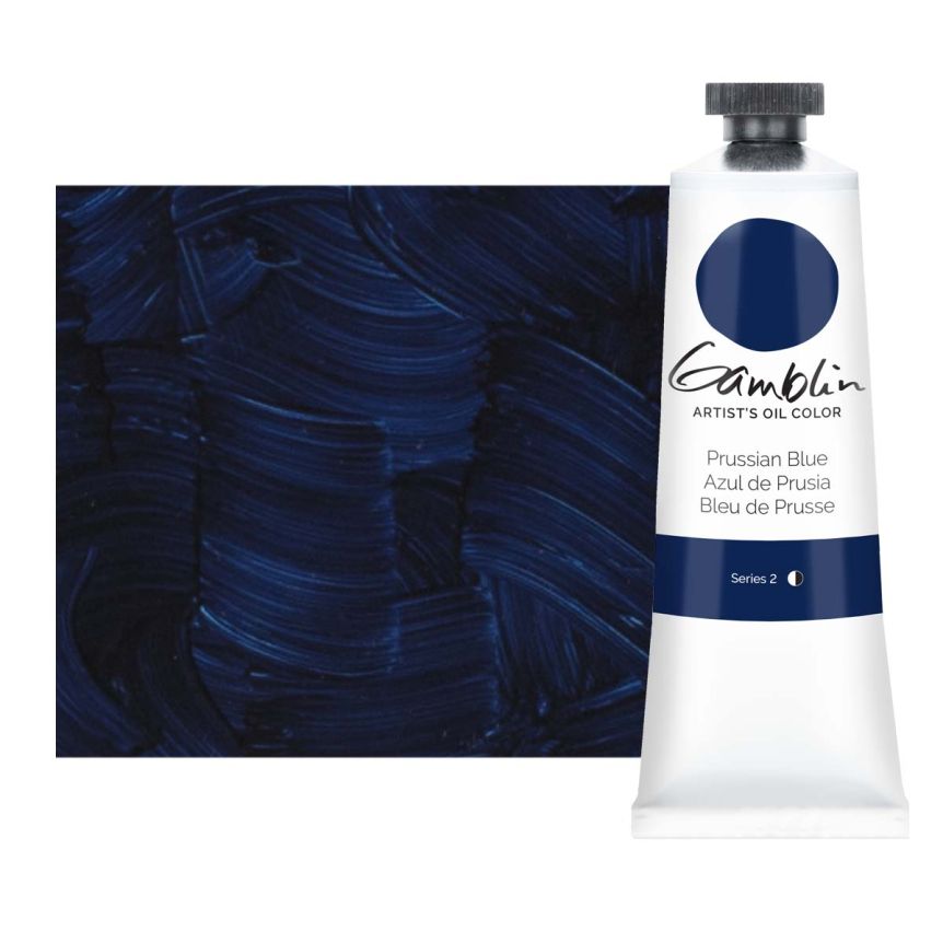 Gamblin Artists Oil - Prussian Blue, 37ml Tube