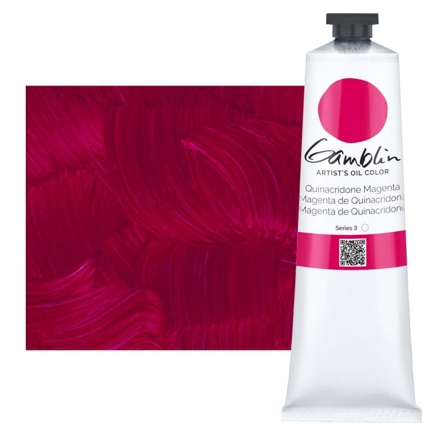 Gamblin Artists Oil - Quinacridone Magenta, 150ml Tube