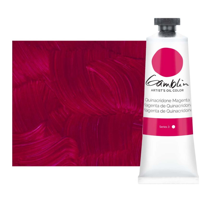 Gamblin Artists Oil - Quinacridone Magenta, 37ml Tube