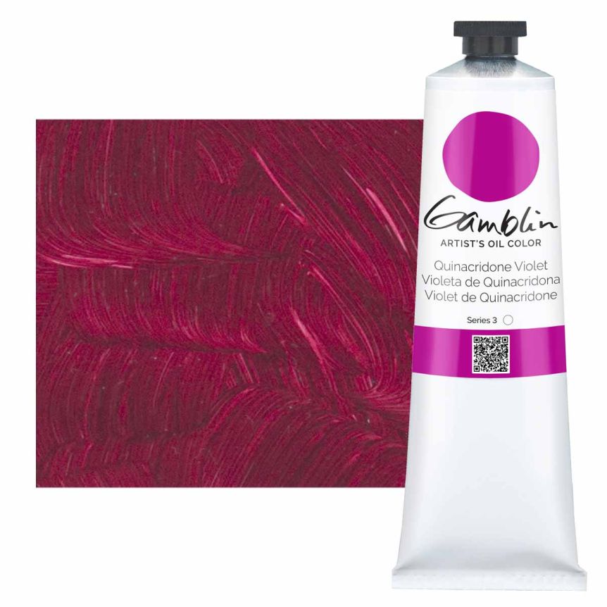 Gamblin Artists Oil - Quinacridone Violet, 150ml Tube