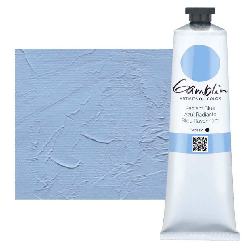 Gamblin Artists Oil - Radiant Blue, 150ml Tube