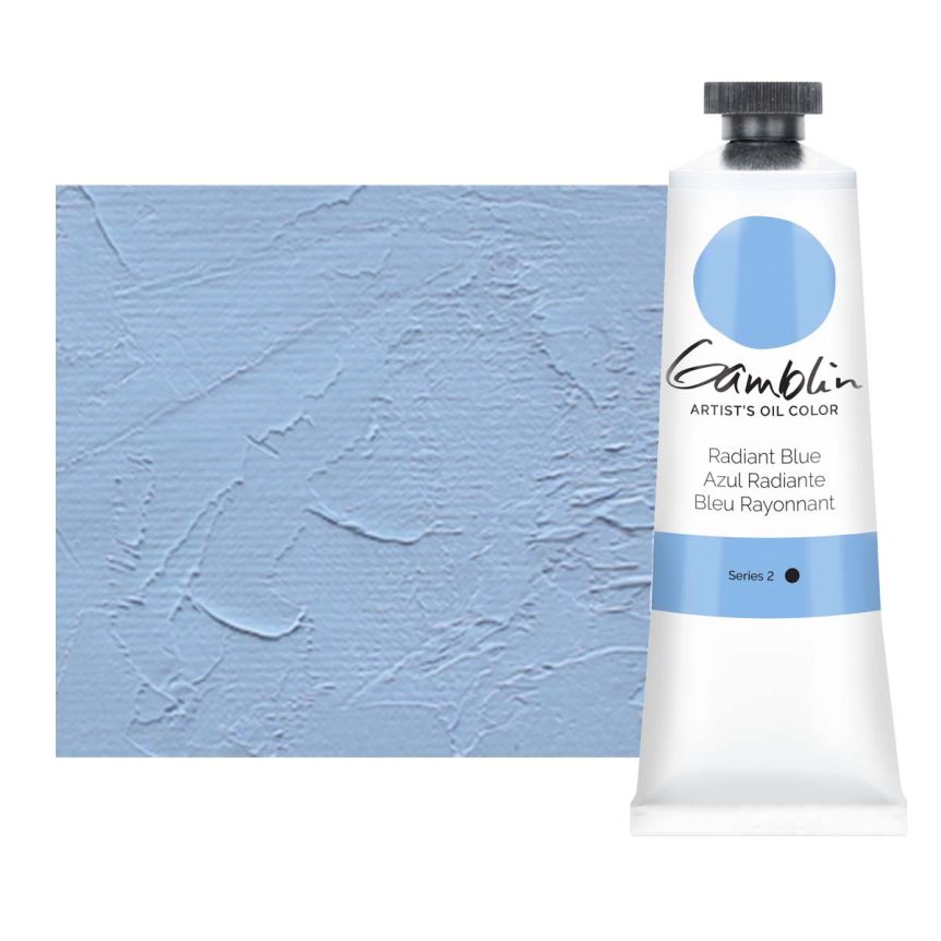 Gamblin Artists Oil - Radiant Blue, 37ml Tube