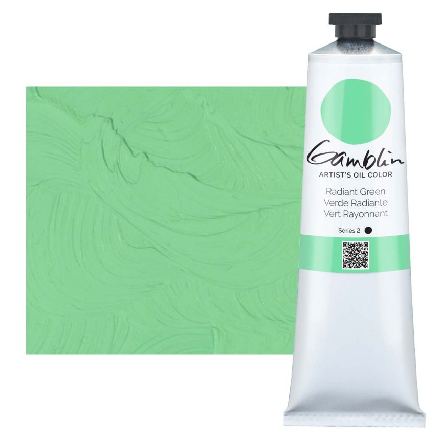 Gamblin Artists Oil - Radiant Green, 150ml Tube