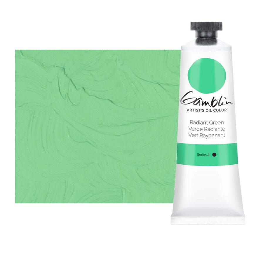 Gamblin Artists Oil - Radiant Green, 37ml Tube