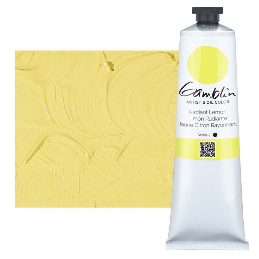 Gamblin Artists Oil - Radiant Lemon, 150ml Tube