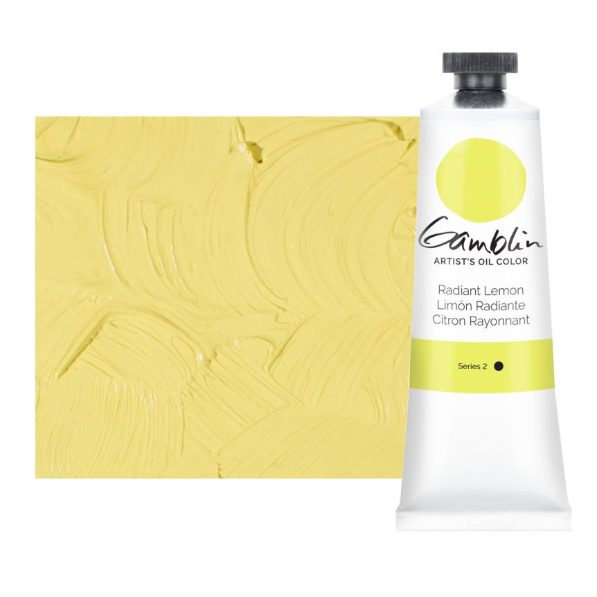 Gamblin Artists Oil - Radiant Lemon, 37ml Tube