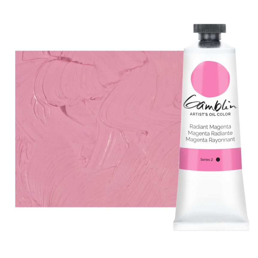 Gamblin Artists Oil - Radiant Magenta, 37ml Tube