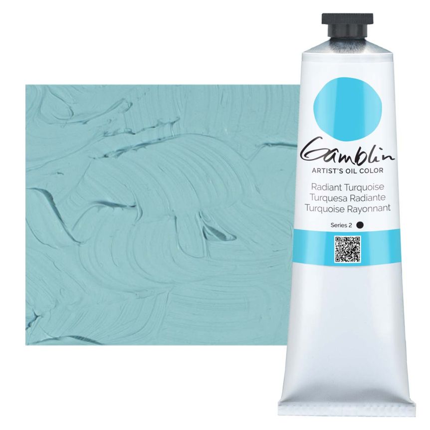 Gamblin Artists Oil - Radiant Turquoise, 150ml Tube