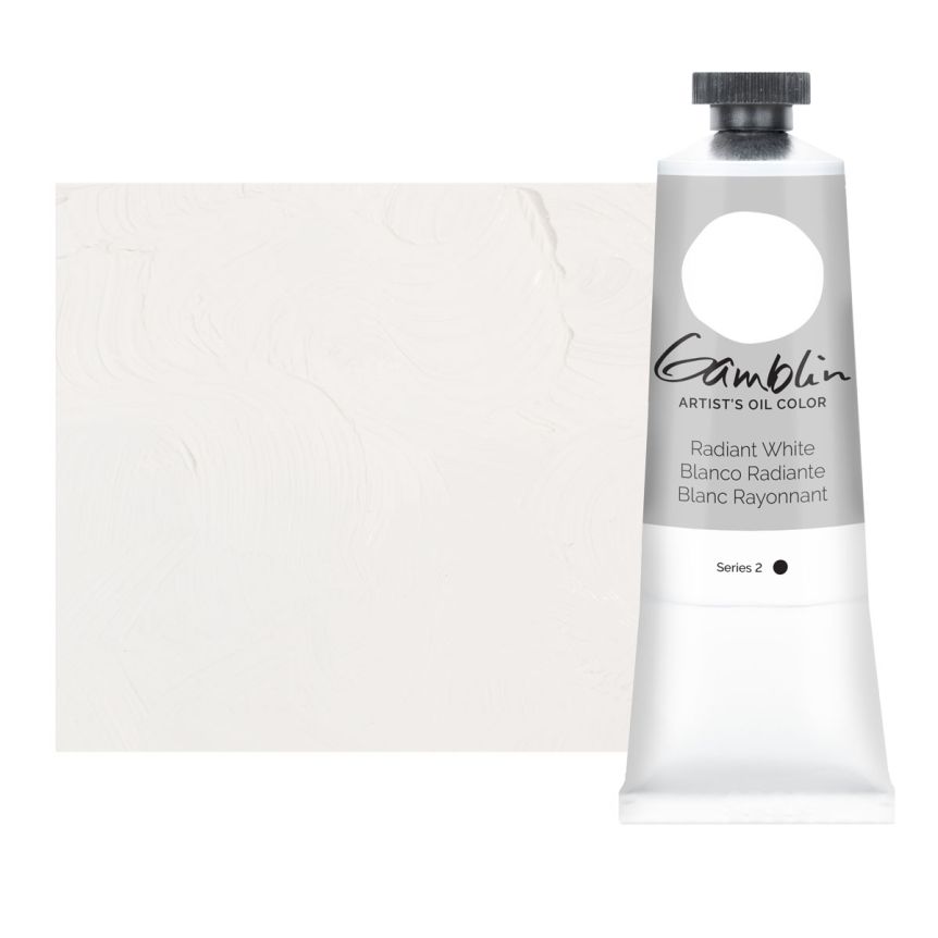 Gamblin Artists Oil - Radiant White, 37ml Tube