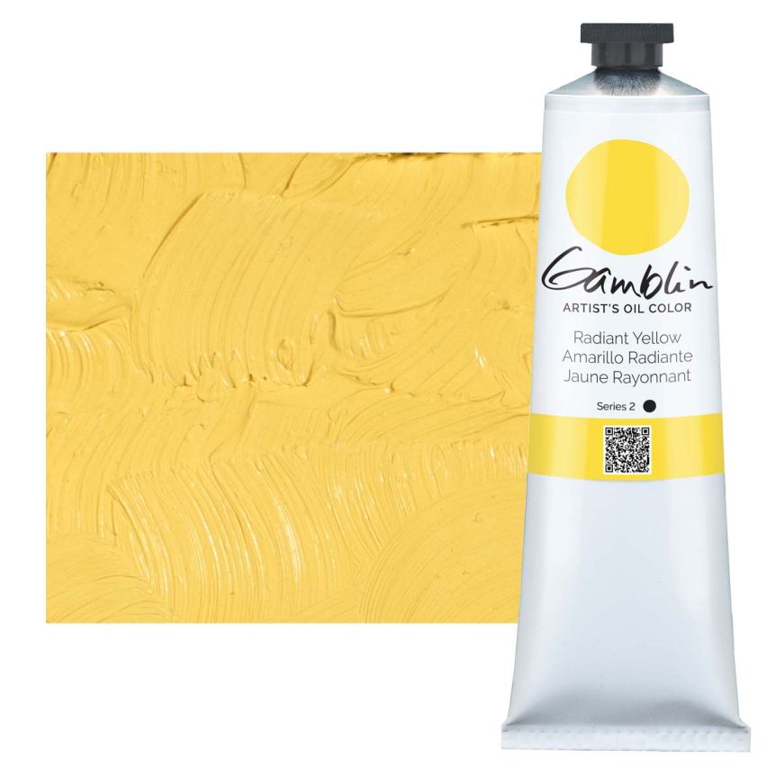 Gamblin Artists Oil - Radiant Yellow, 150ml Tube