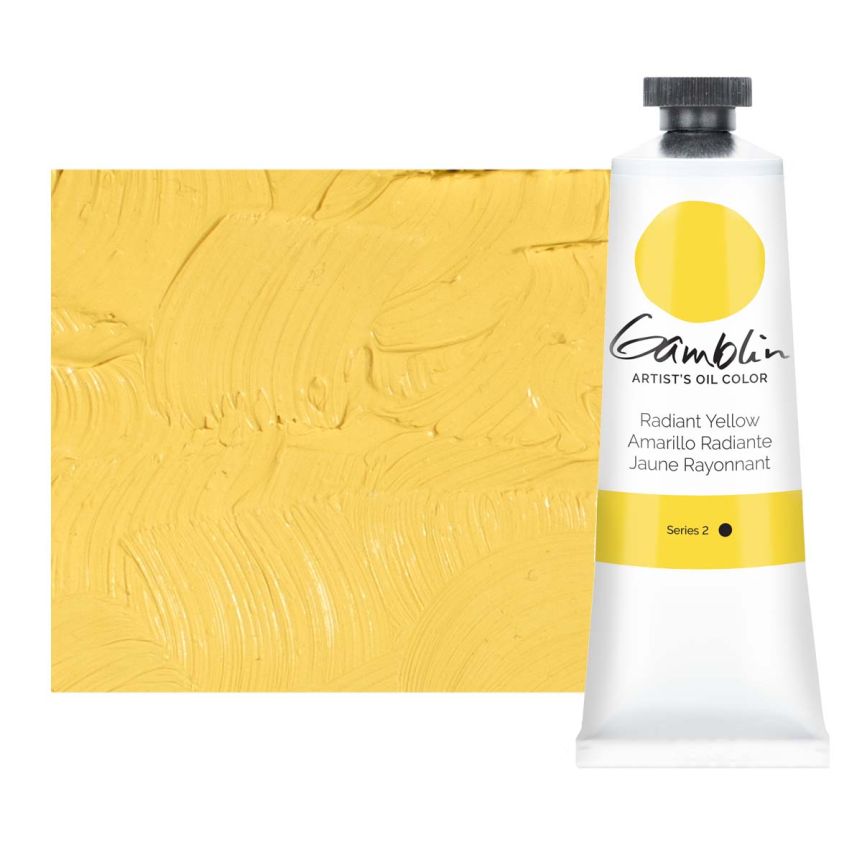 Gamblin Artists Oil - Radiant Yellow, 37ml Tube