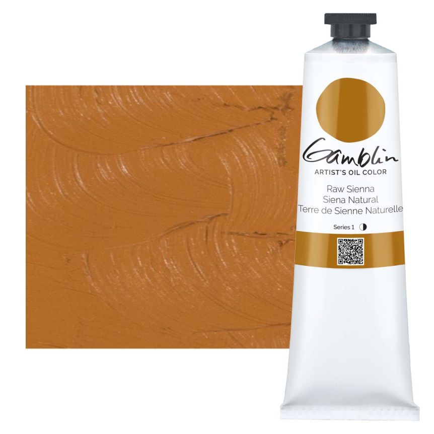 Gamblin Artists Oil - Raw Sienna, 150ml Tube