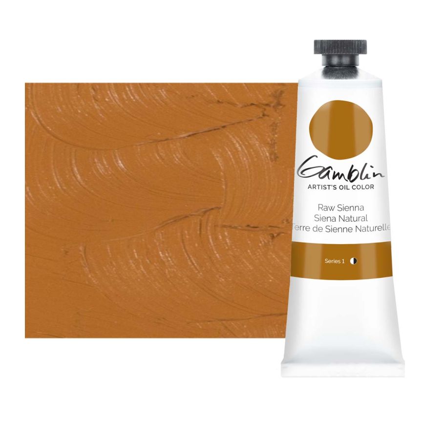 Gamblin Artists Oil - Raw Sienna, 37ml Tube