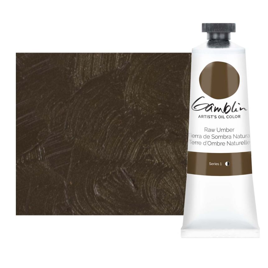 Gamblin Artists Oil - Raw Umber, 37ml Tube