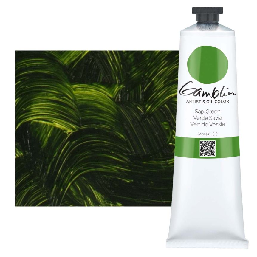 Gamblin Artists Oil - Sap Green, 150ml Tube