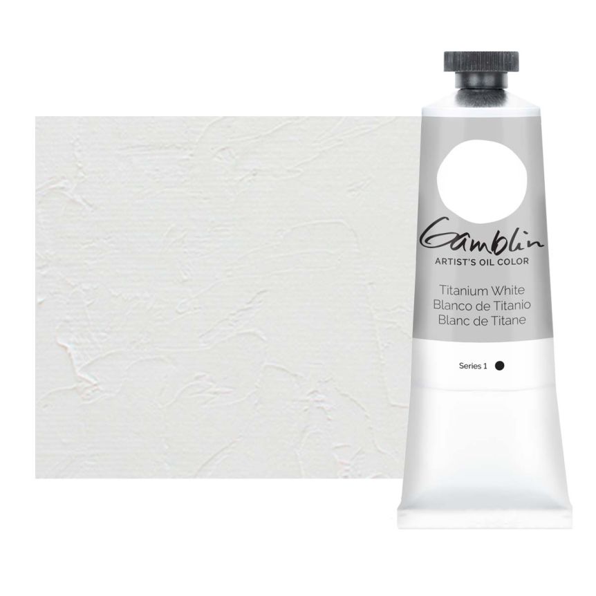 Gamblin Artists Oil - Titanium White, 37ml Tube