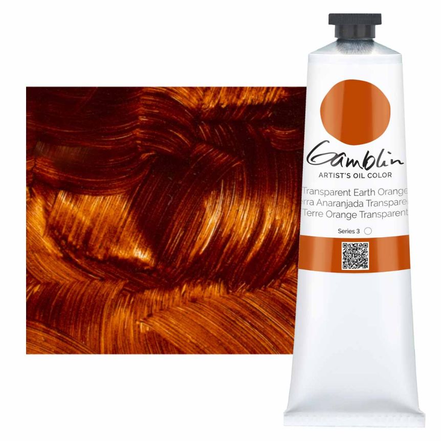 Gamblin Artists Oil - Transparent Earth Orange, 150ml Tube