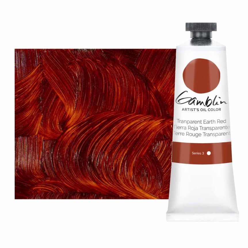 Gamblin Artists Oil - Transparent Earth Red, 37ml Tube
