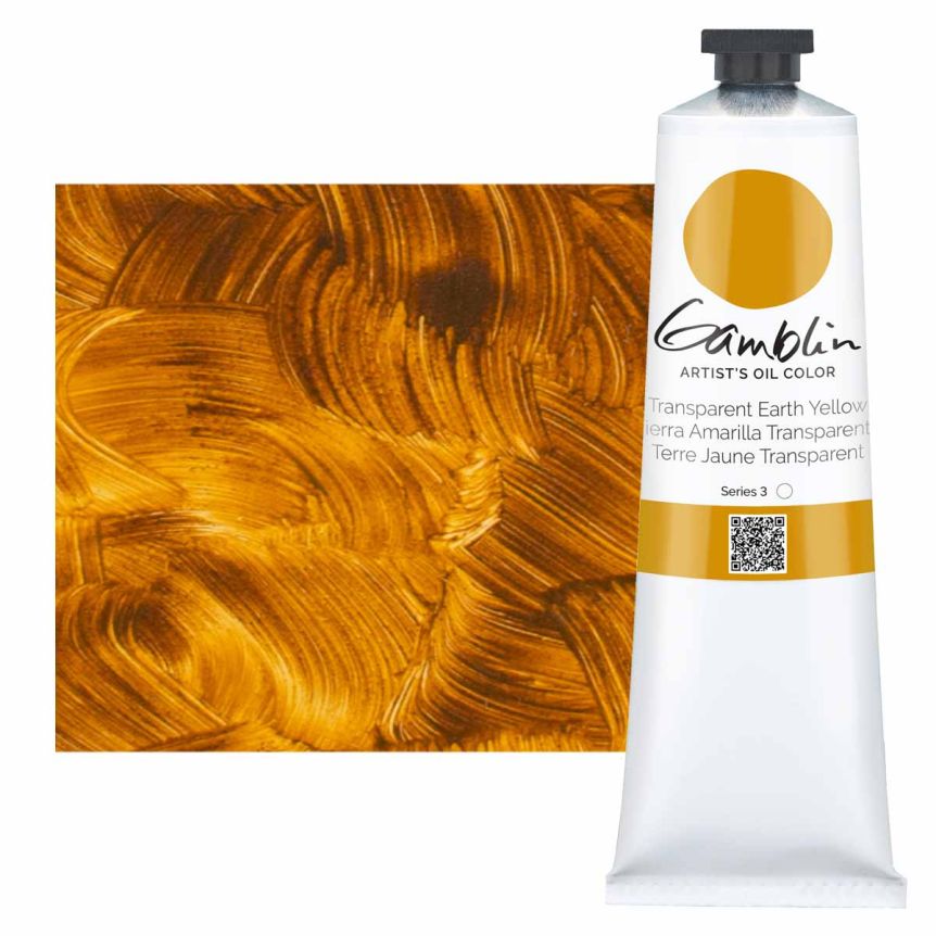 Gamblin Artists Oil - Transparent Earth Yellow, 150ml 