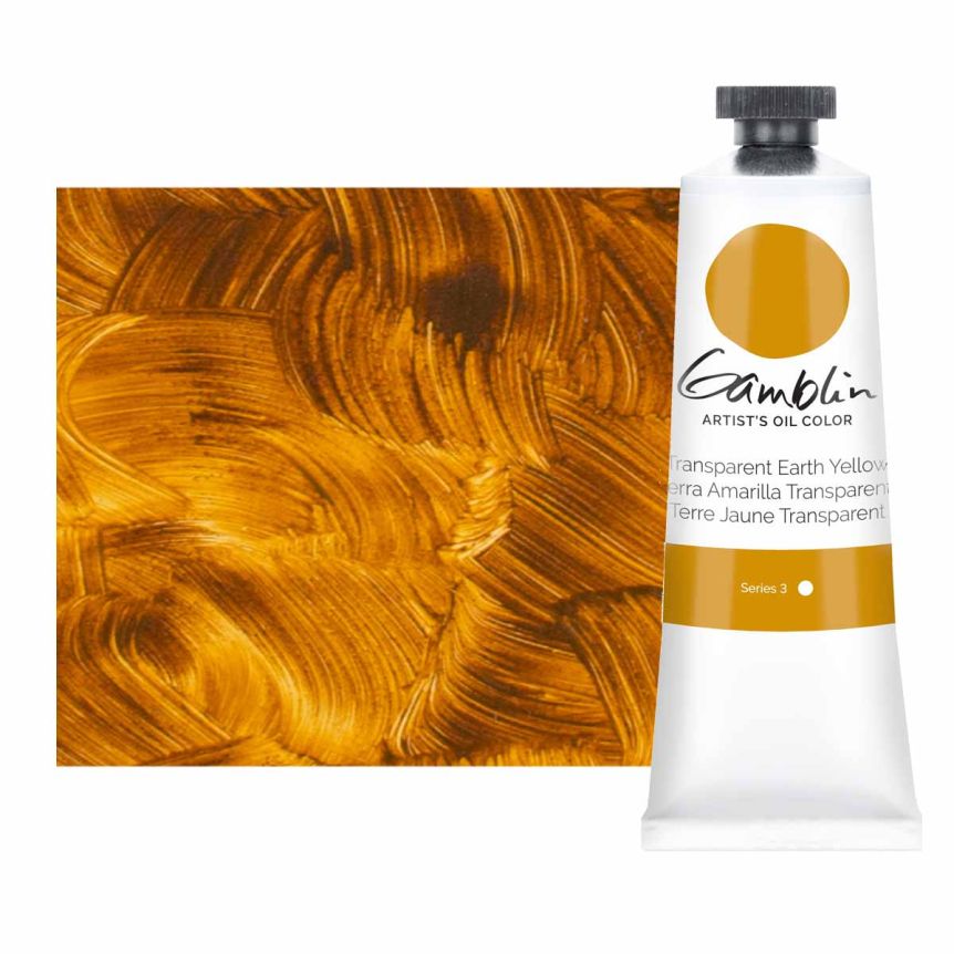Gamblin Artists Oil - Transparent Earth Yellow, 37ml Tube