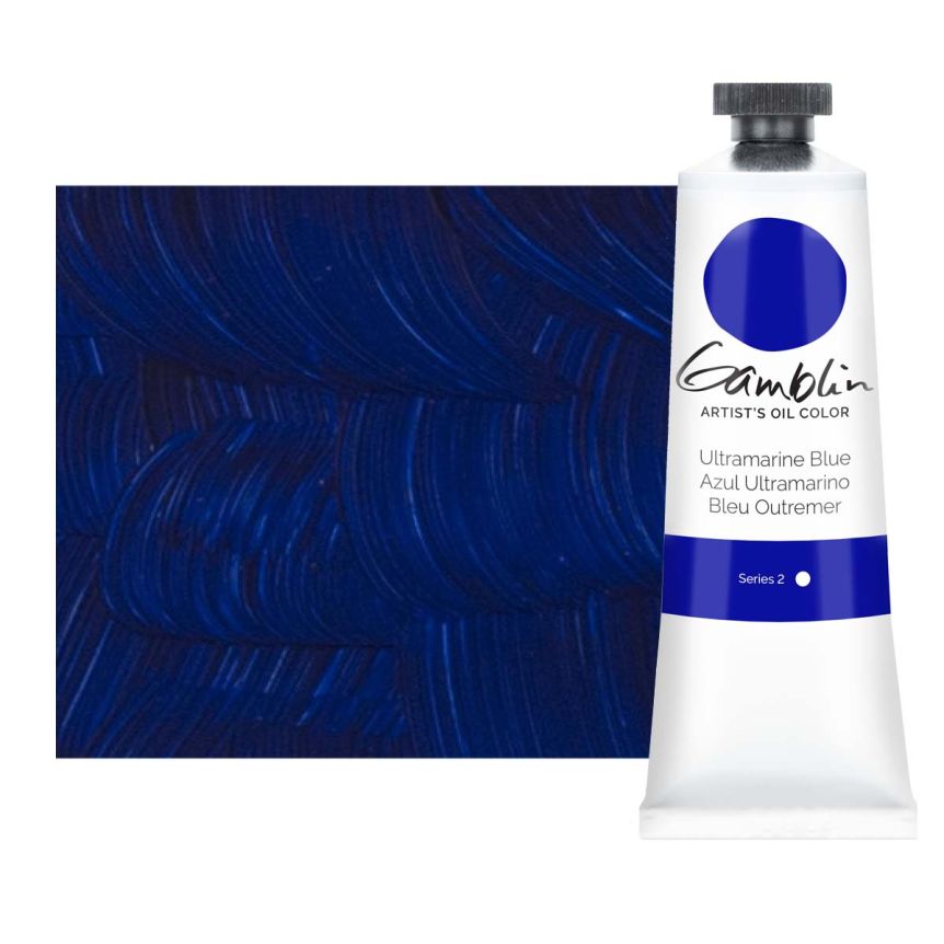 Gamblin Artists Oil - Ultramarine Blue, 37ml Tube