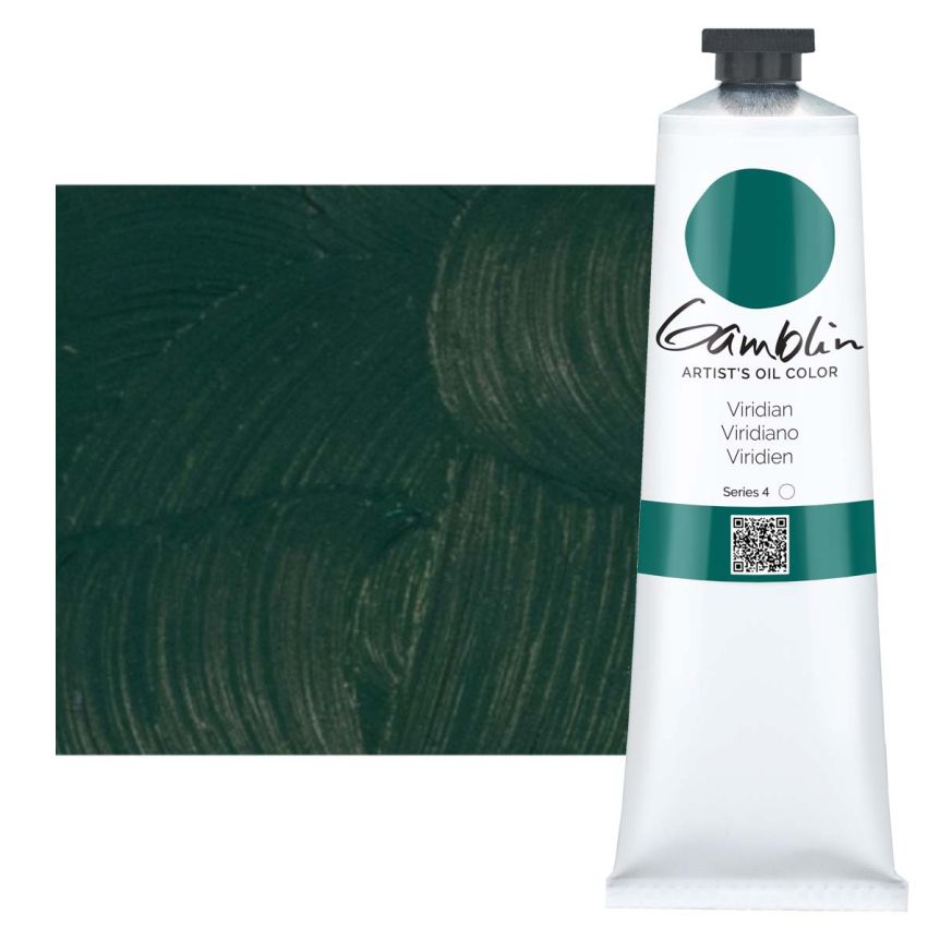 Gamblin Artists Oil - Viridian, 150ml Tube