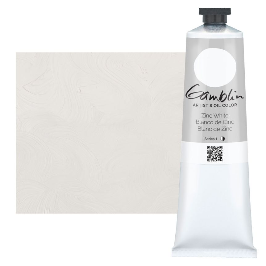 Gamblin Artists Oil - Zinc White, 150ml Tube