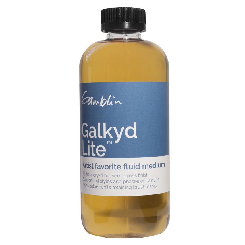 Gamblin Galkyd Medium Lite, 16 oz Bottle
