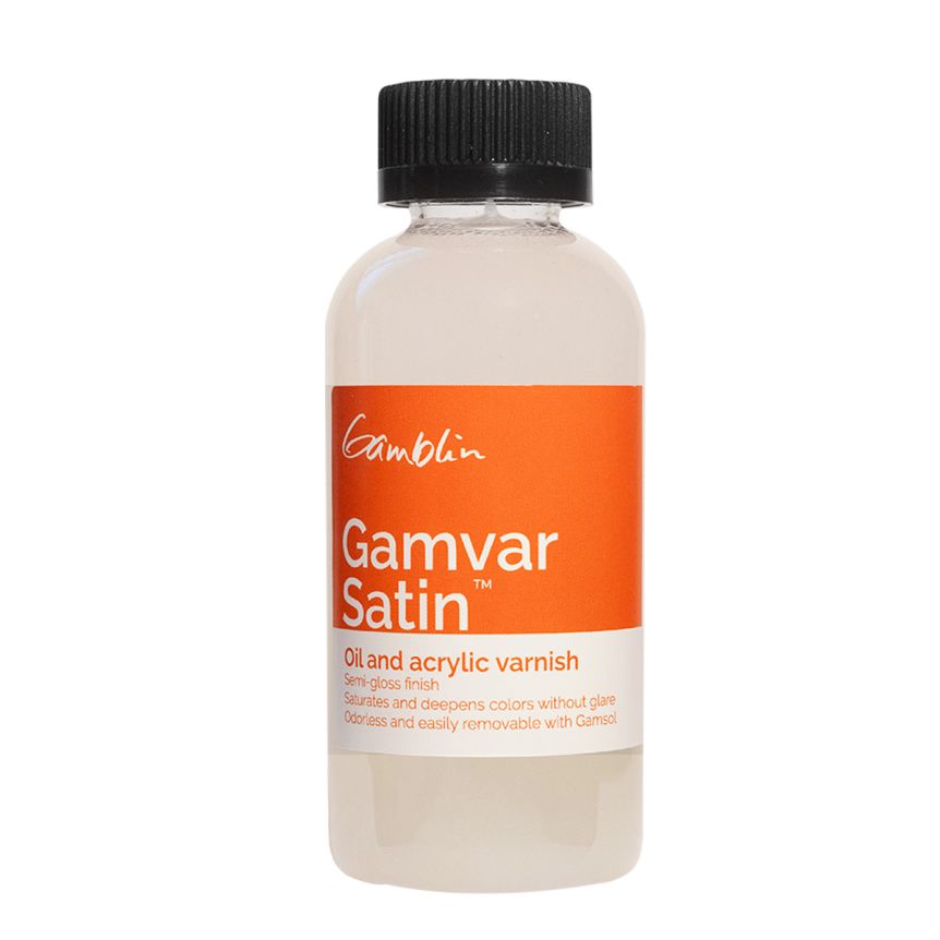 Gamblin Gamvar Satin Varnish 4.2oz Bottle
