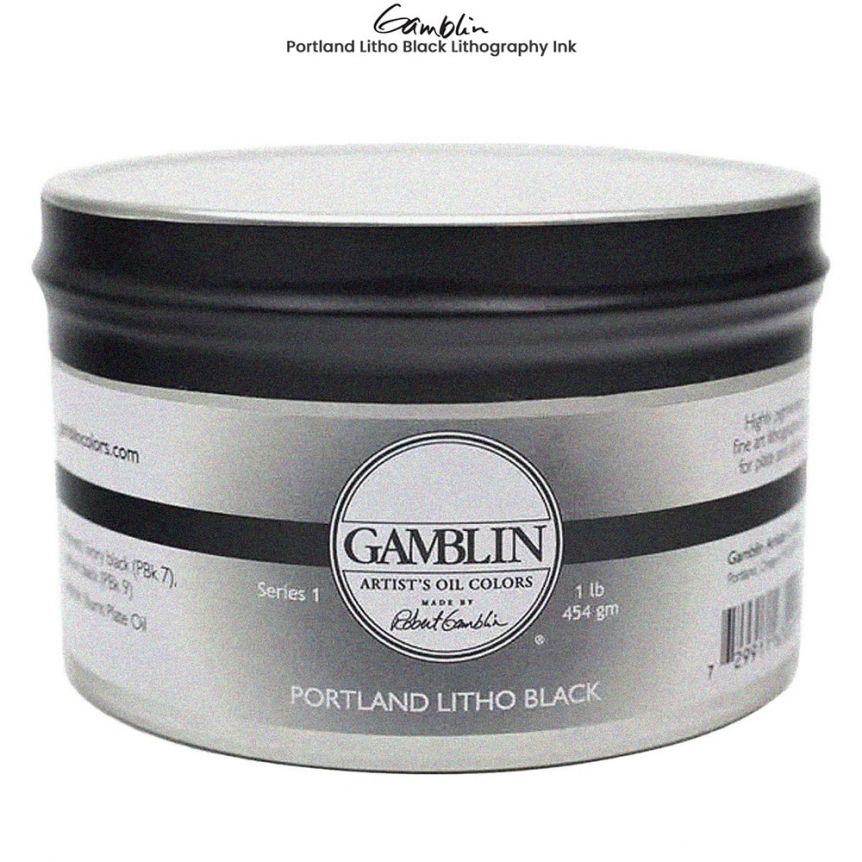 Gamblin Portland Litho Black Lithography Ink 