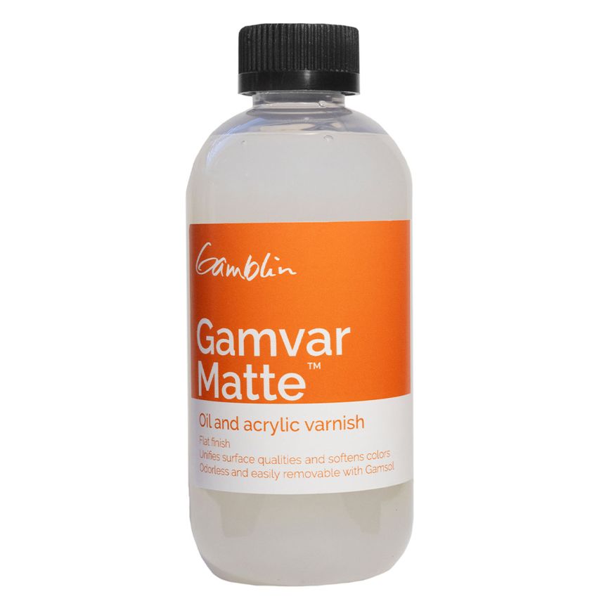 Gamblin Gamvar Matte Varnish 8.5oz Bottle