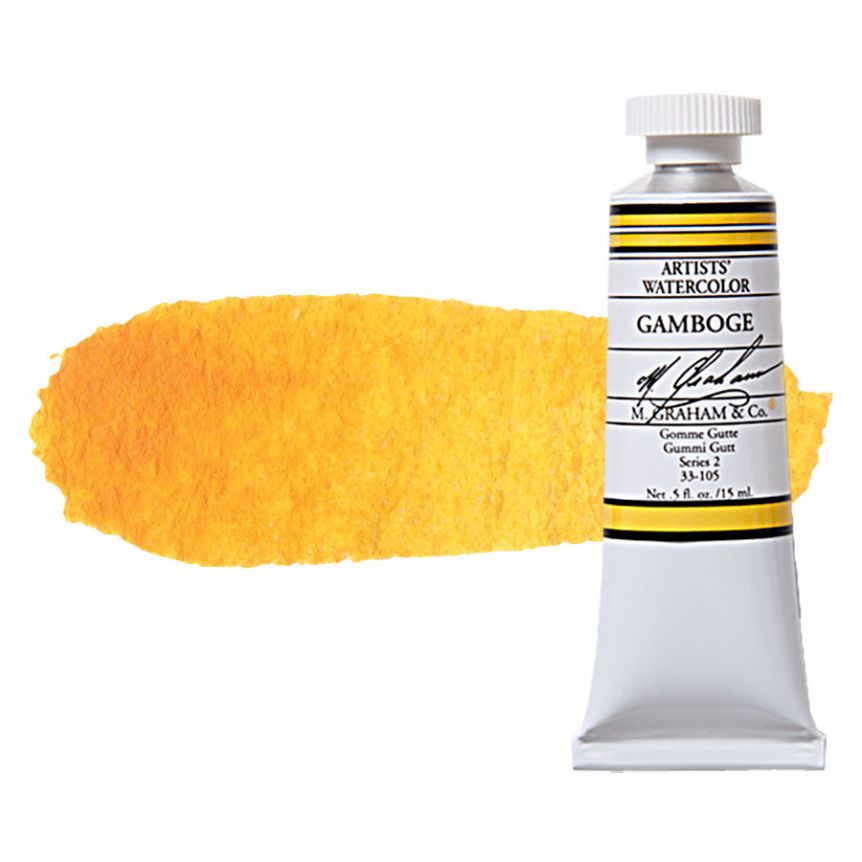 M. Graham Artists' Watercolor 15ml - Gamboge