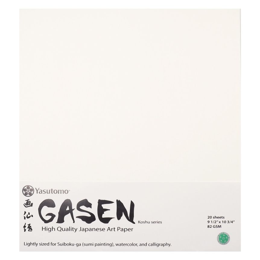 Yasutomo Gasen Art Paper 82 gsm 9-1/2" x 10-3/4" Sheet (Pack of 20)
