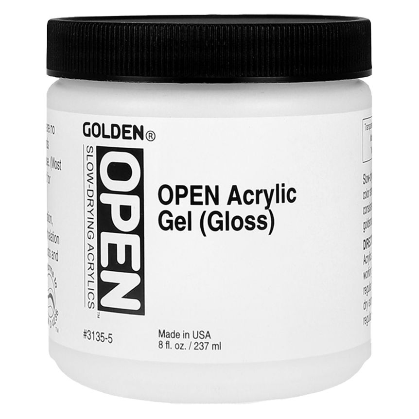 Golden OPEN Acrylic Gel Medium Gloss Pint