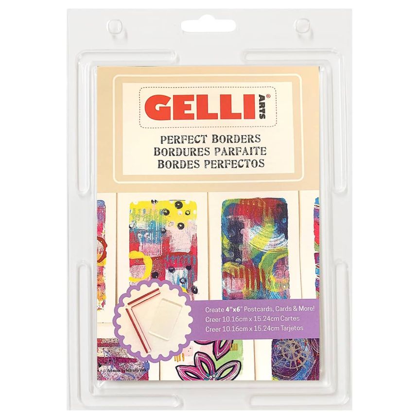 Gelli Arts® Perfect Border Set, 4" x 6"