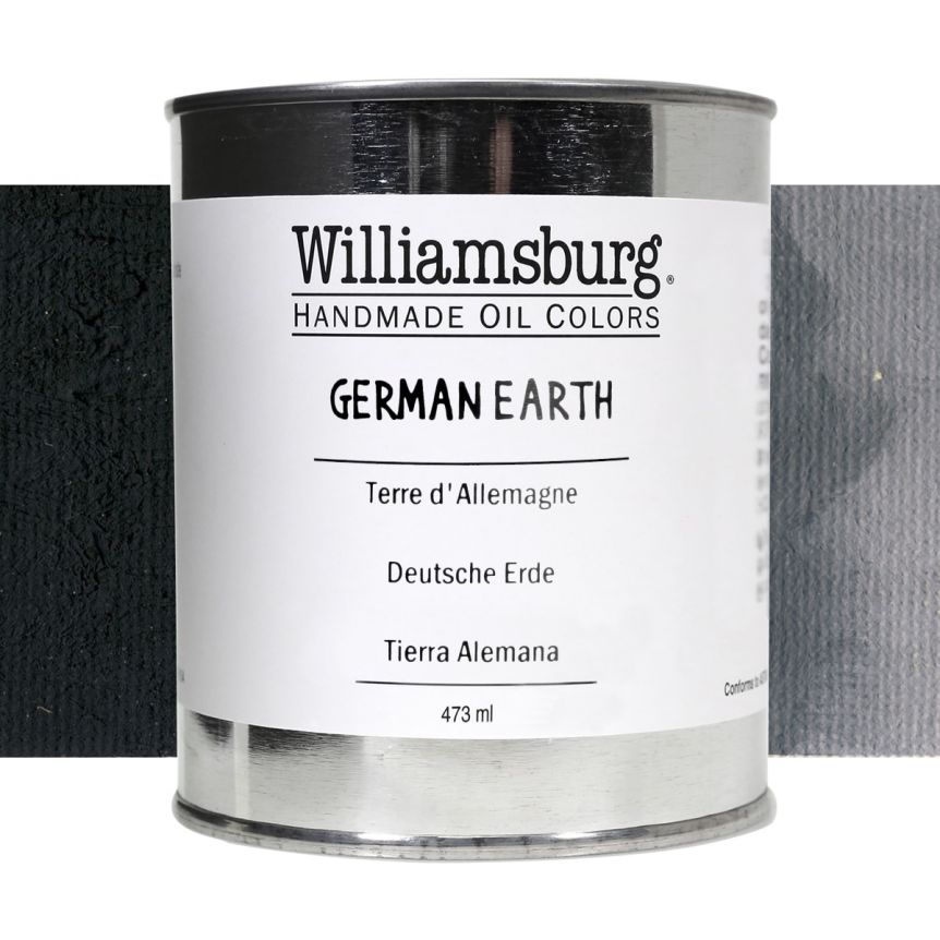 Williamsburg Oil Color 473 ml Can German Earth