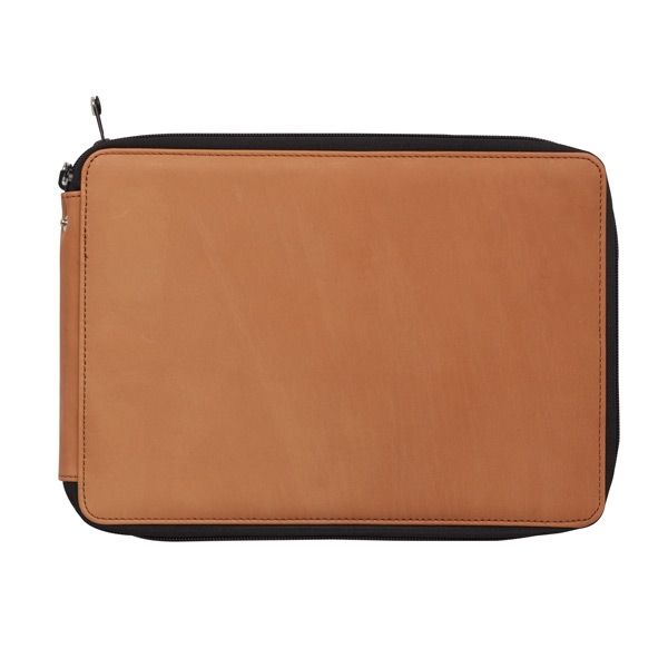 Genuine Leather Colored Pencil Case 120 Pencils - Brown