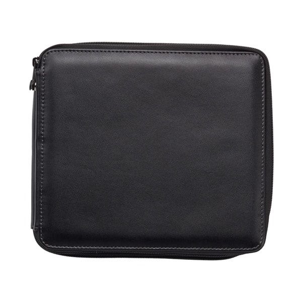 Genuine Leather Colored Pencil Case 96 Pencils - Black