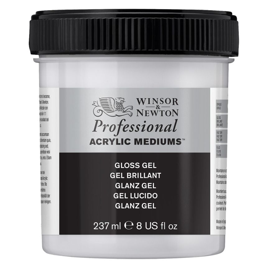 Winsor & Newton Artists Acrylic Mediums And Additives - Gloss Gel, 237ml