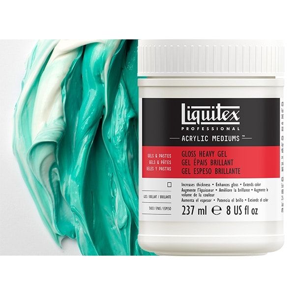 Liquitex Acrylic Gel Mediums Super Heavy Gloss 8 oz
