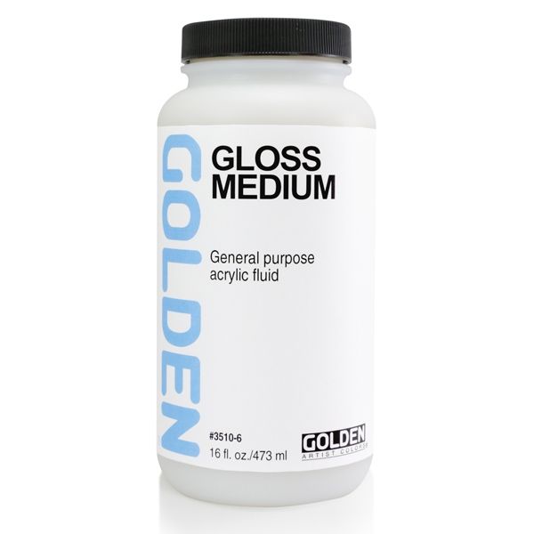 Golden Gloss Medium Polymer 16 oz