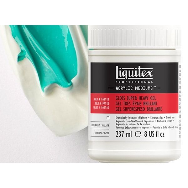 Liquitex Acrylic Gel Mediums Super Heavy Gloss 8 oz