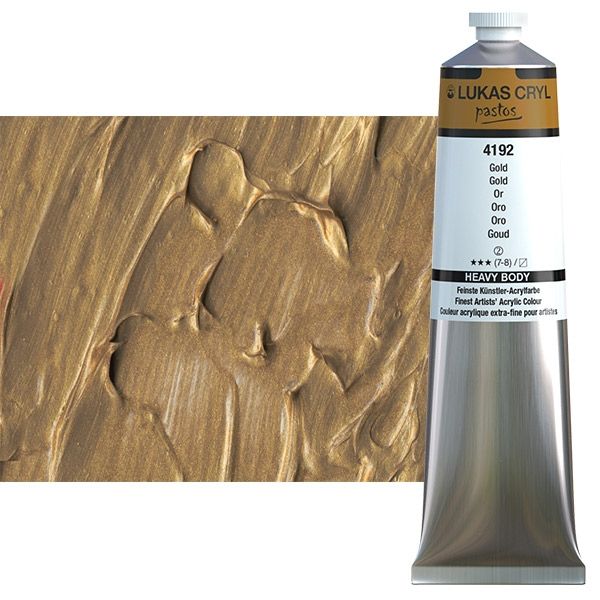 Gold 200ml LUKAS CRYL Pastos Arylics