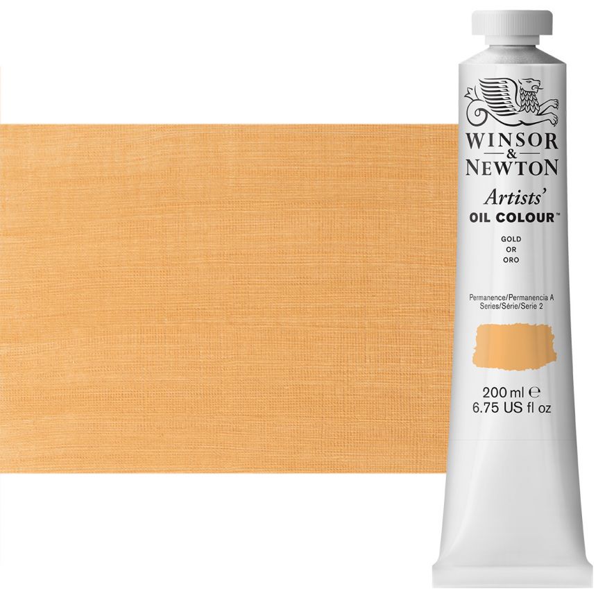 Winsor & Newton Artists' Oil - Gold, 200ml Tube