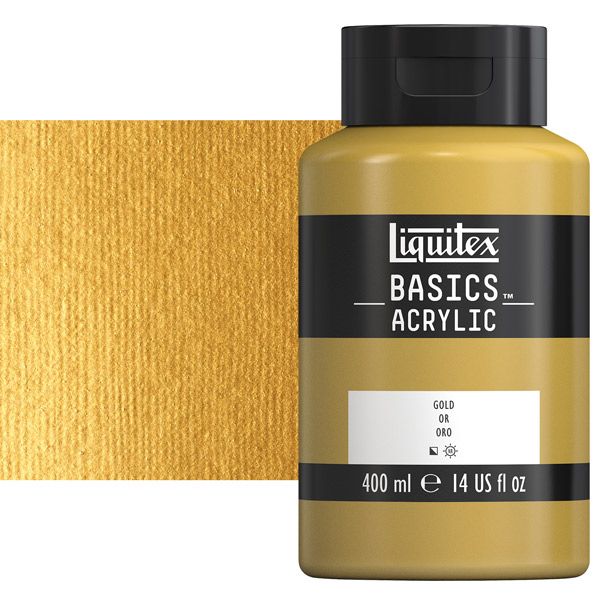 Liquitex Basics Acrylic Paint Gold 400 ml