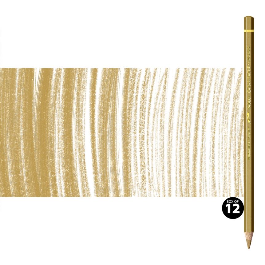 Caran d'Ache Pablo Pencils Set of 12 No. 499 - Gold