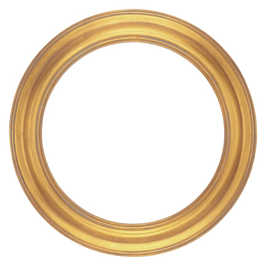 Ambiance Round Frame - Gold, 20" Diameter