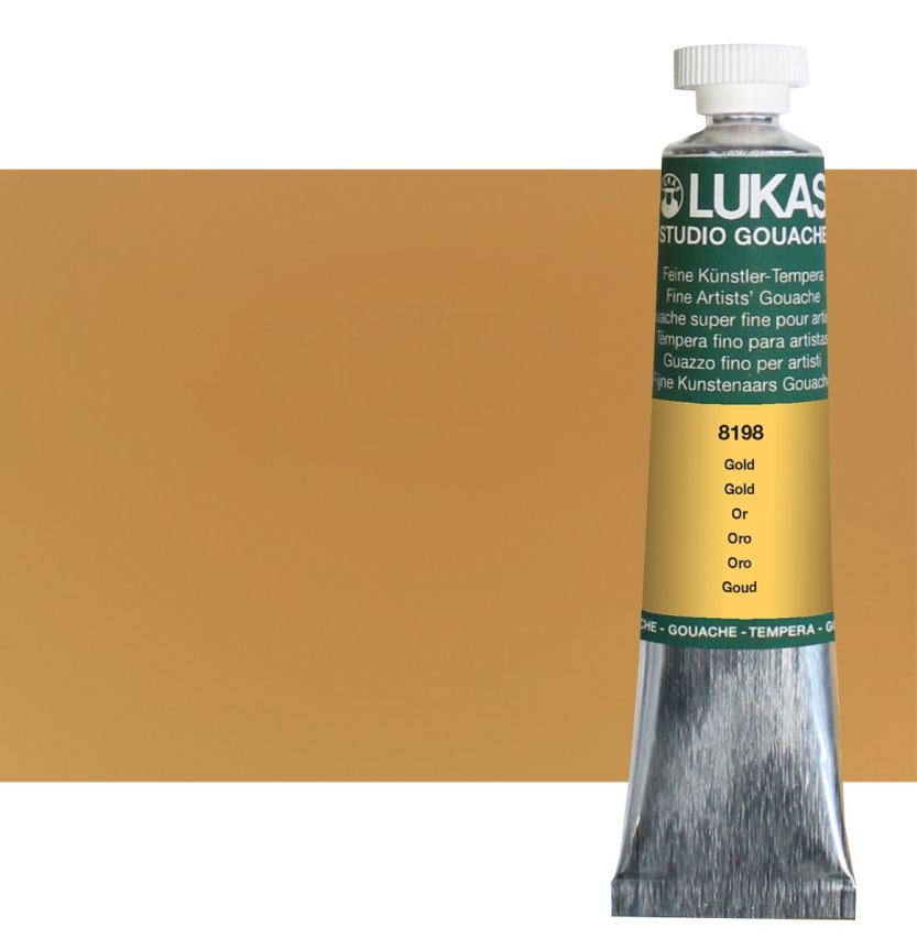 LUKAS Designer's Gouache 20 ml Tube - Metallic gold