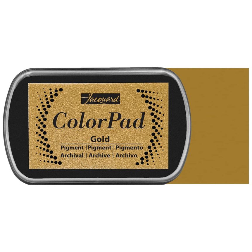 Jacquard ColorPad Pigment Ink Pad - Metallic Gold