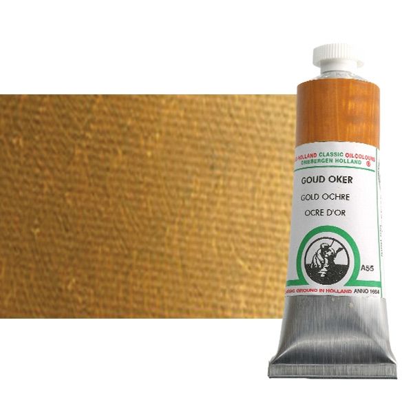 Old Holland Classic Oil Color - Gold Ochre, 40ml Tube